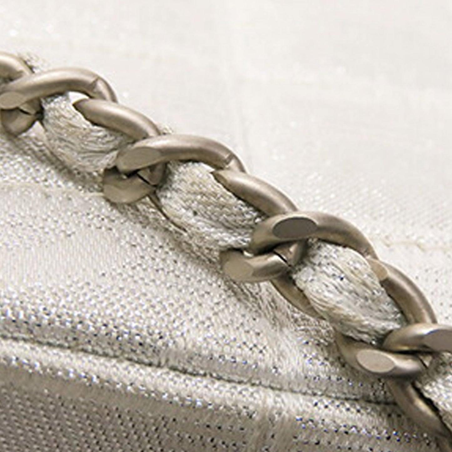 White Chanel New Travel Line East West Flap Shoulder Bag