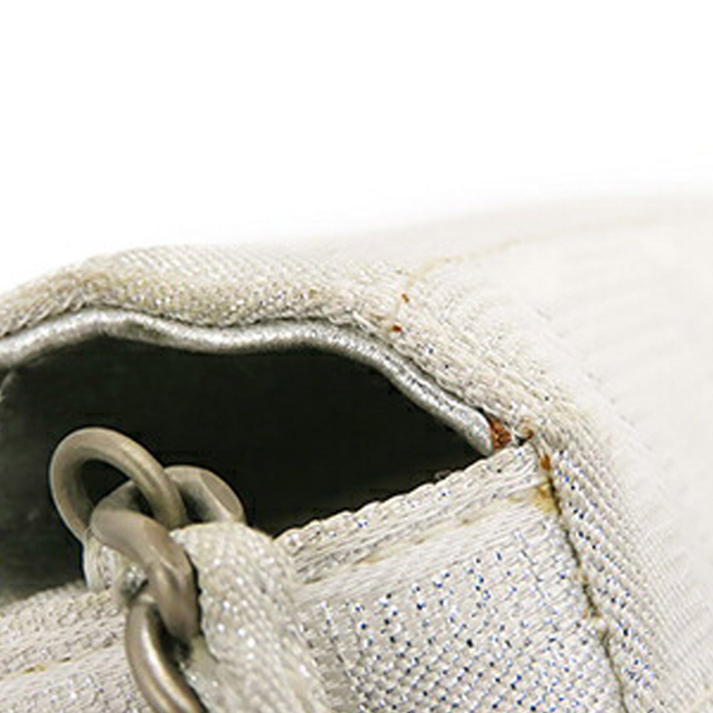 White Chanel New Travel Line East West Flap Shoulder Bag