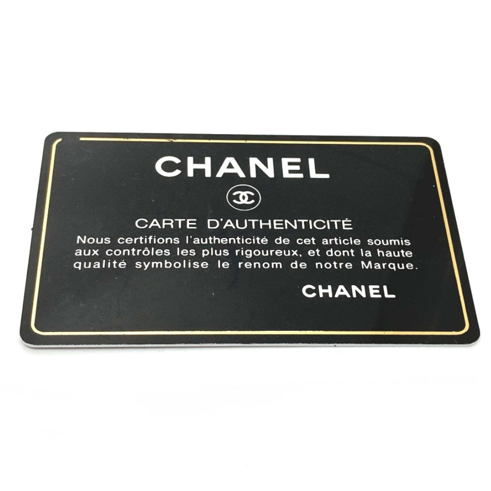 CHANEL Tote Bag Bag Shoulder Semi-Shoulder CC COCO Mark charm Matrasse Enamel / leather black Women Used