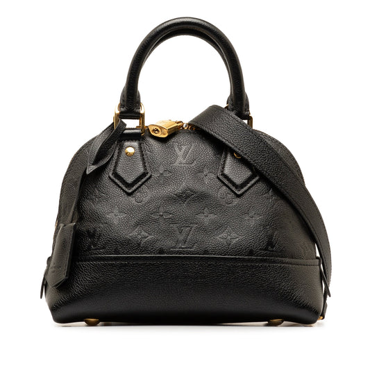 Black Louis Vuitton Monogram Empreinte Neo Alma BB Satchel