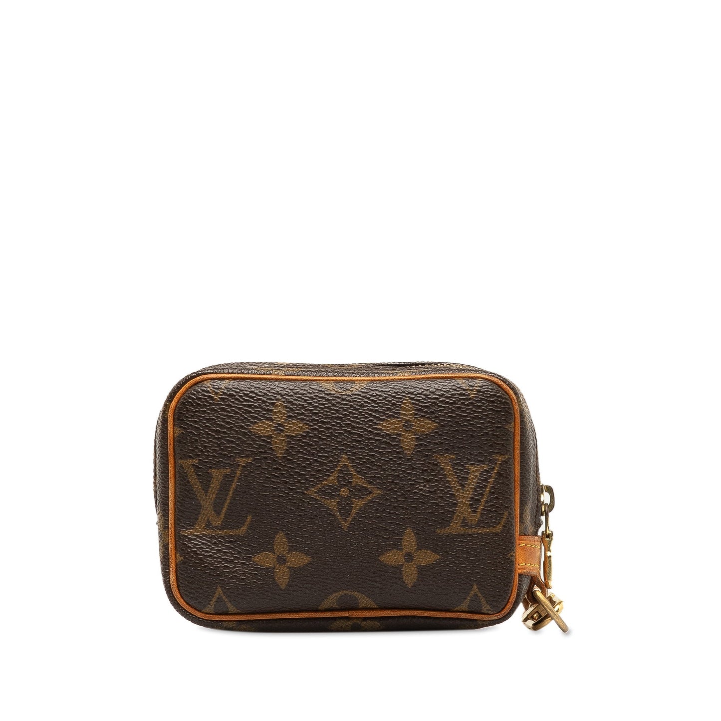 Brown Louis Vuitton Monogram Trousse Wapity Pouch