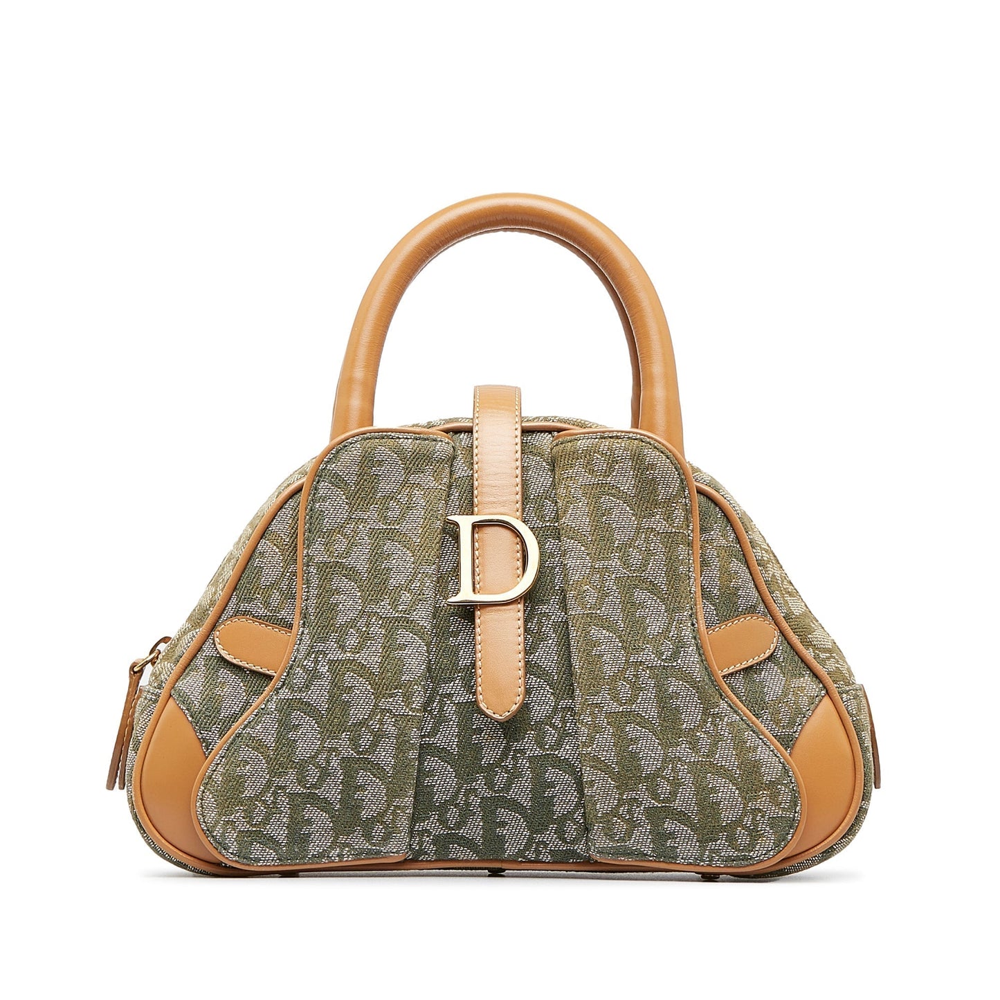 DIOR Oblique Double Saddle Bowler HandBag