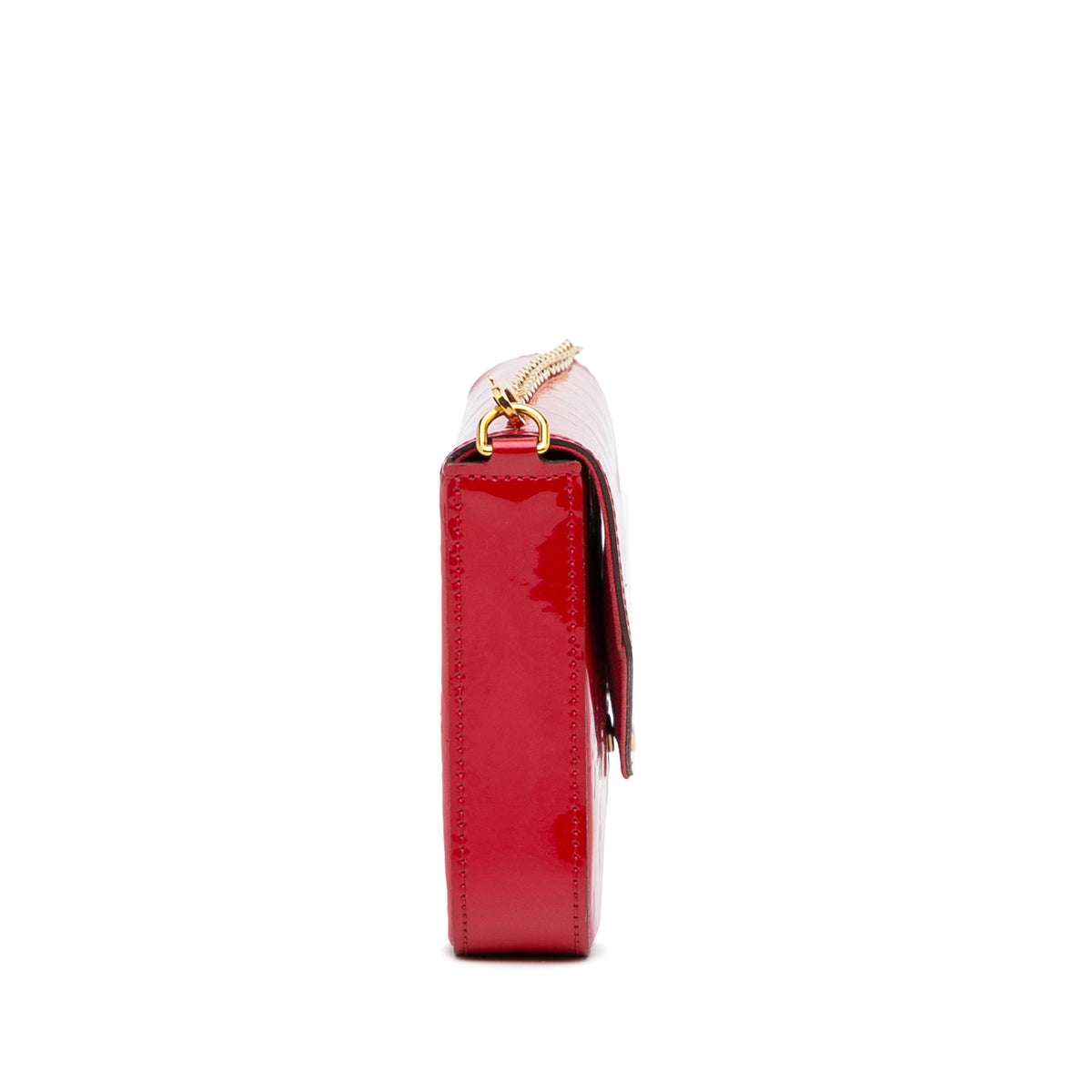 Louis Vuitton Pochette Félicie Red Monogram Vernis
