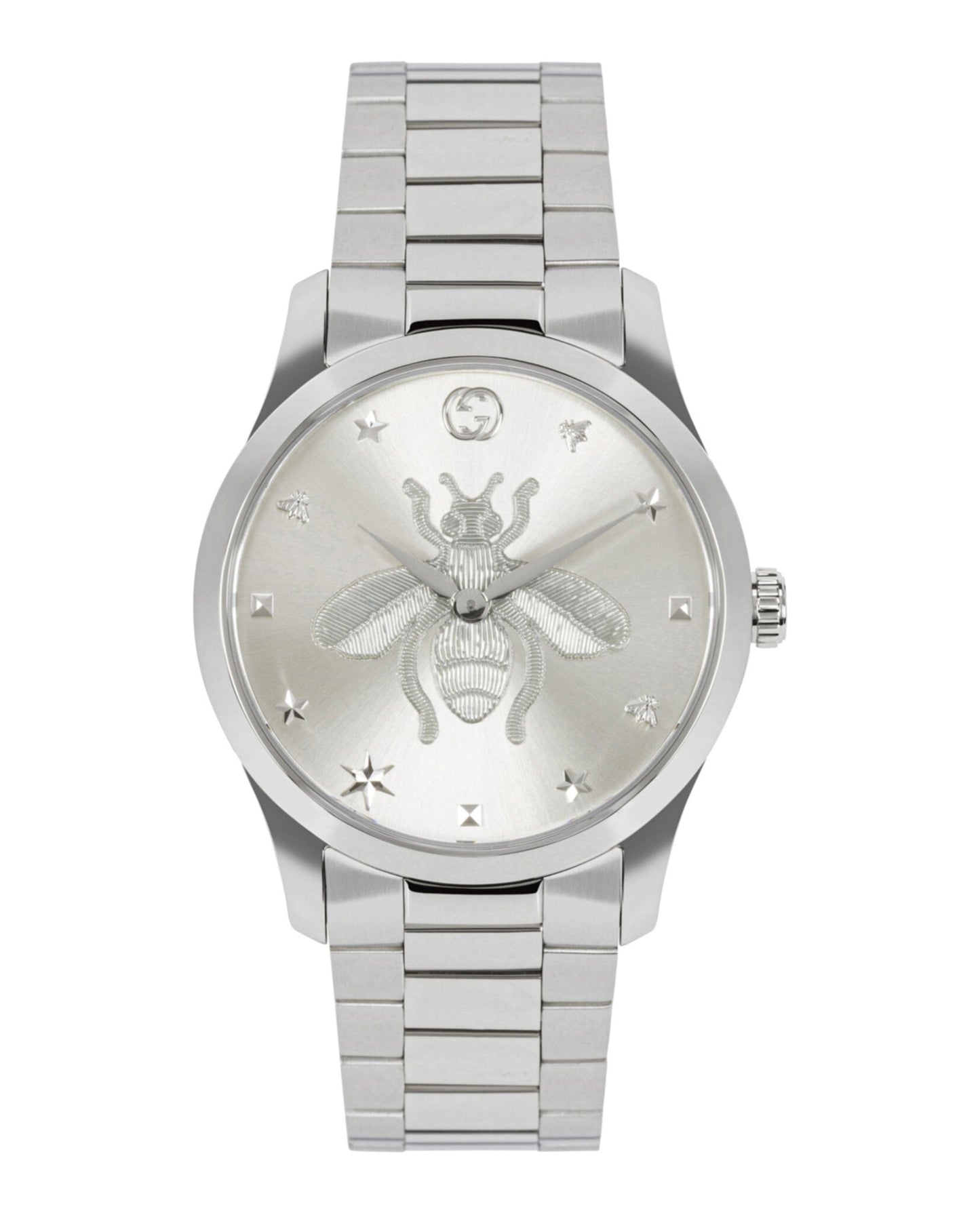 Gucci Unisex-Adult  Stainless Steel 38mm Bracelet Fashion Watch