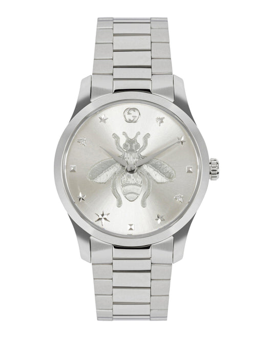 Gucci Unisex-Adult  Stainless Steel 38mm Bracelet Fashion Watch