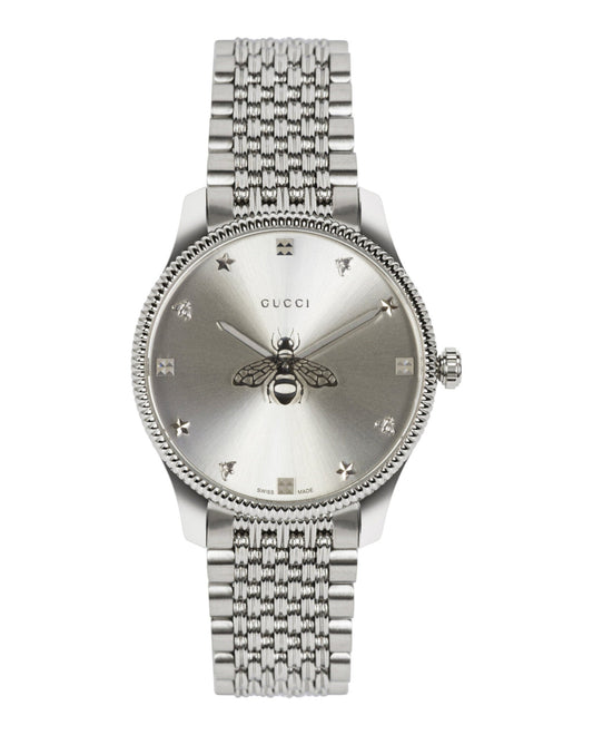 Gucci Womens  Stainless Steel 36mm Bracelet Fashion Watch