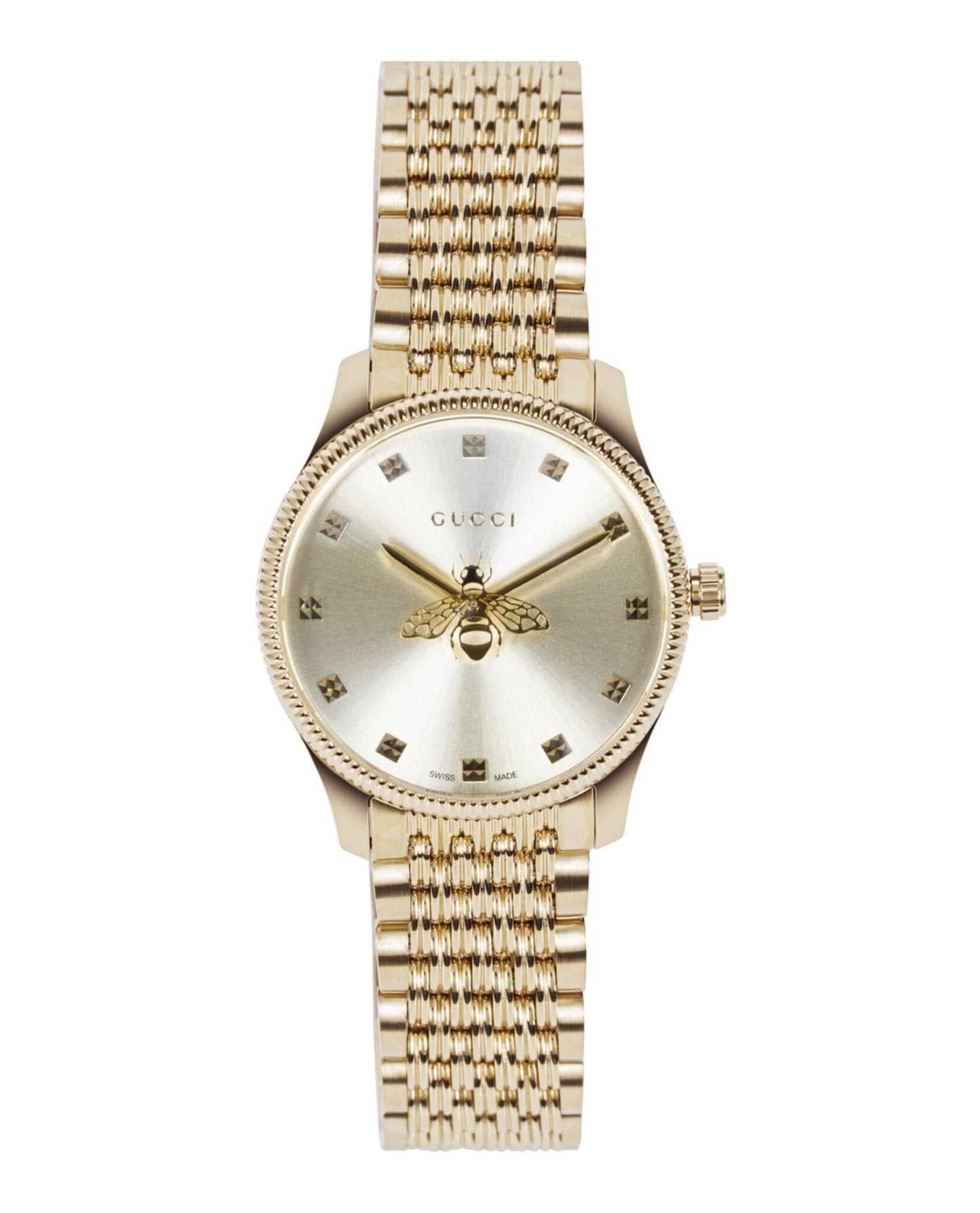 Gucci Womens  Gold 29mm Bracelet Fashion Watch