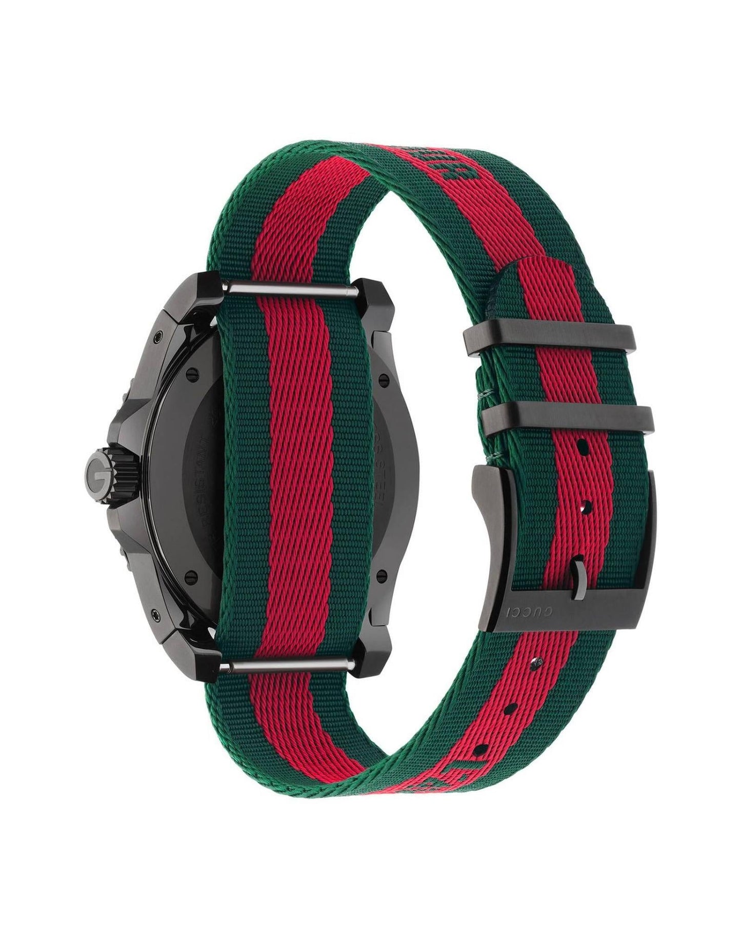 Gucci Dive Bee Embroidery Watch Men Green Watches