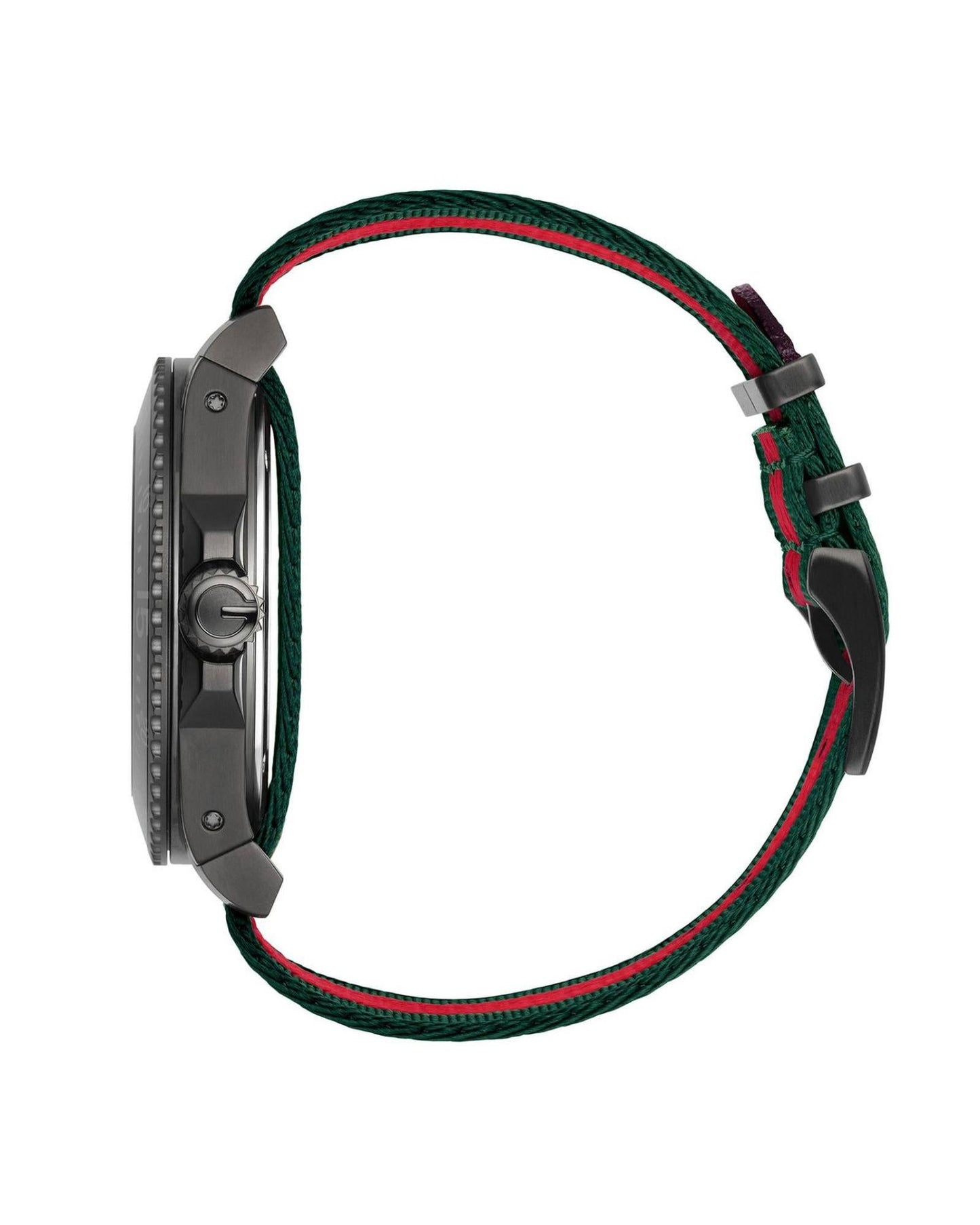 Gucci Dive Bee Embroidery Watch Men Green Watches