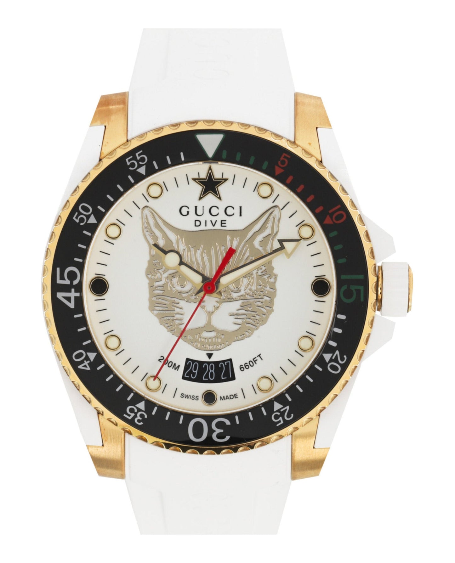 Gucci Mens  Gold 40mm Strap Fashion Watch