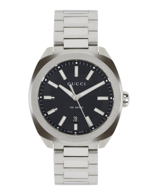 Gucci Mens  Stainless Steel 41mm Bracelet Fashion Watch