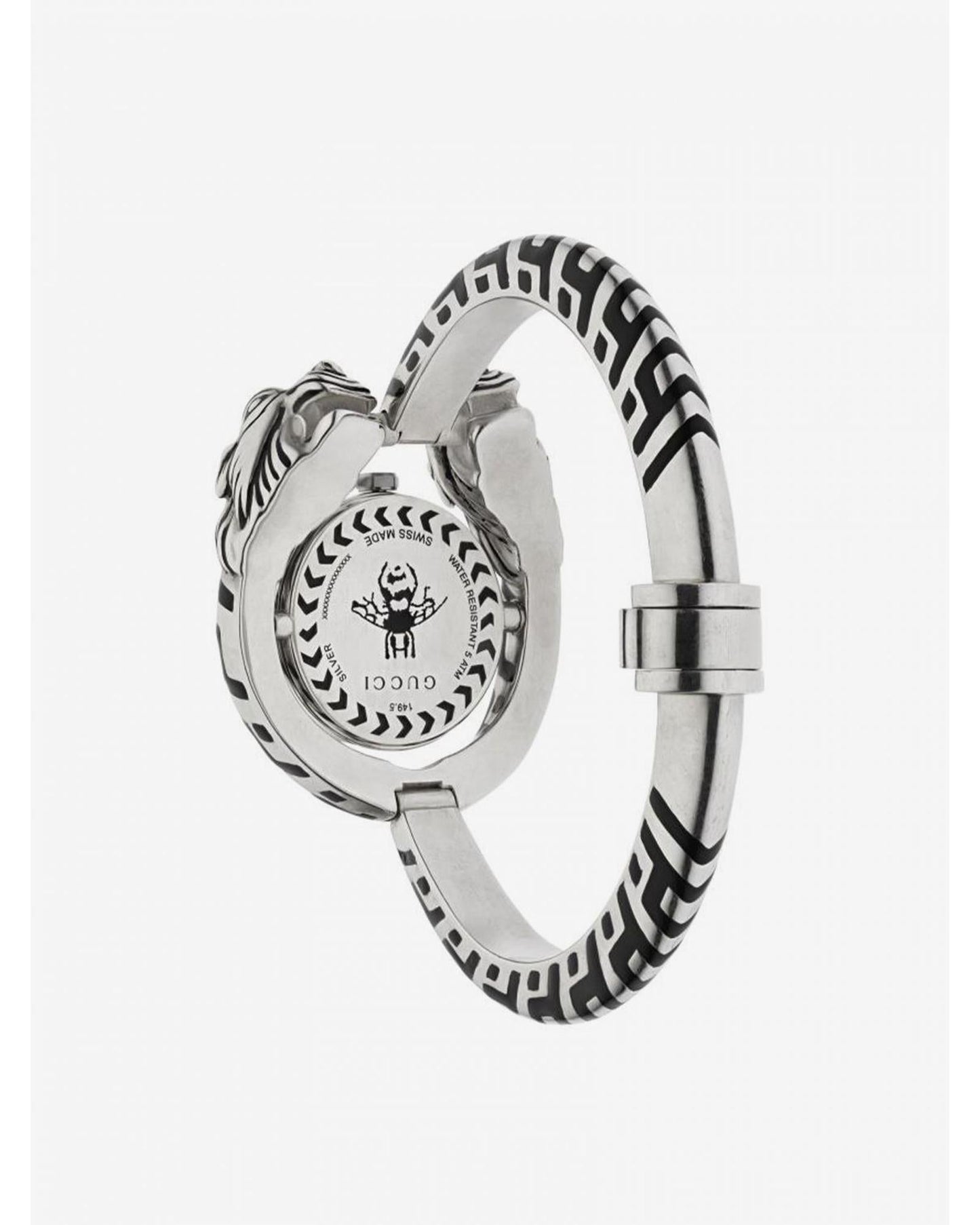 Gucci Tiger Head Bracelet Watch Men Silver Wrist Watches