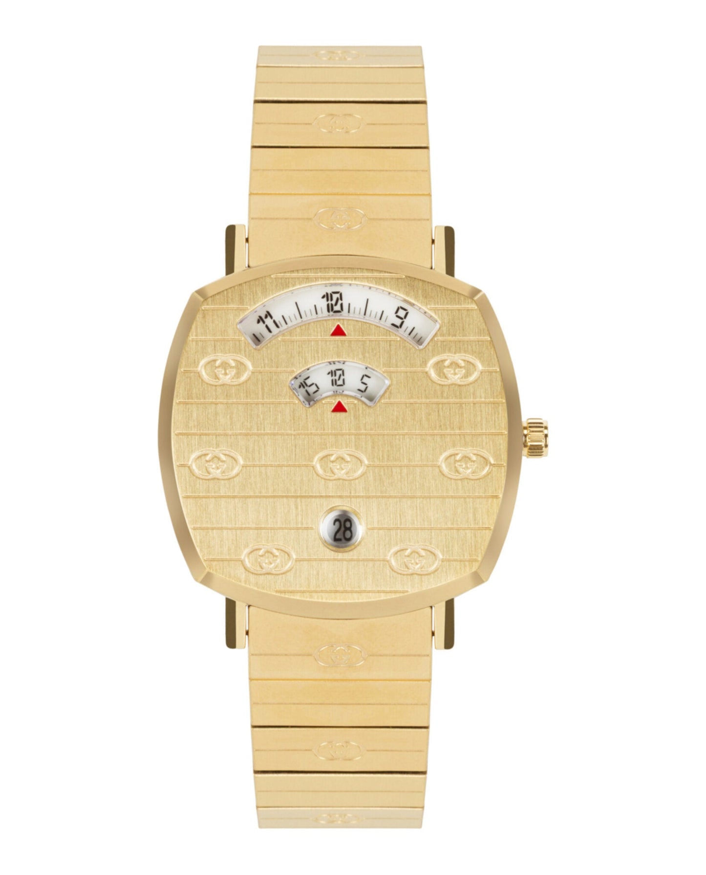 Gucci Unisex-Adult  Gold 35mm Bracelet Fashion Watch