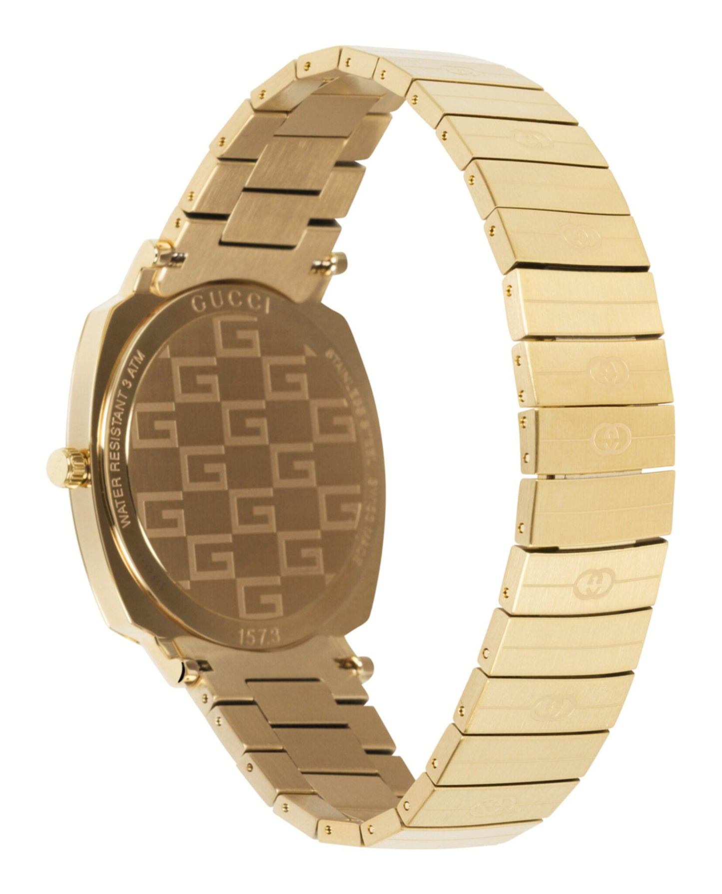Gucci Unisex-Adult  Gold 38mm Bracelet Fashion Watch