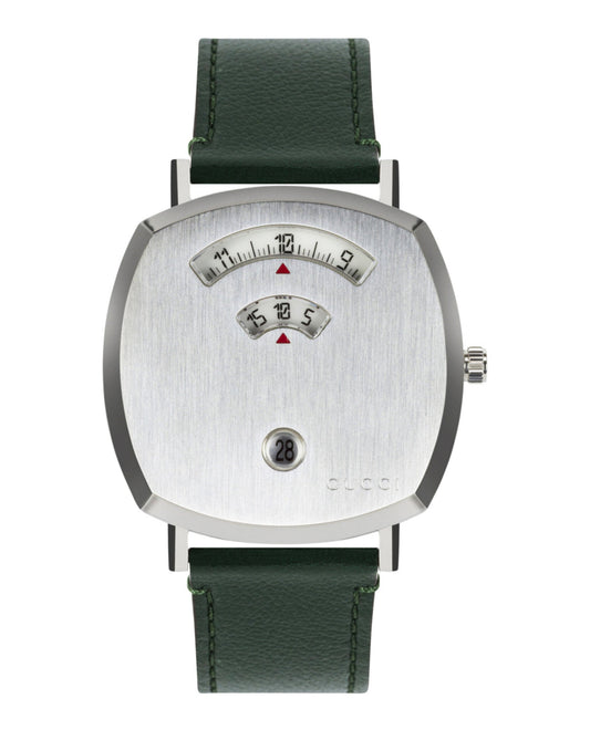 Gucci Mens  Stainless Steel 41mm Strap Fashion Watch