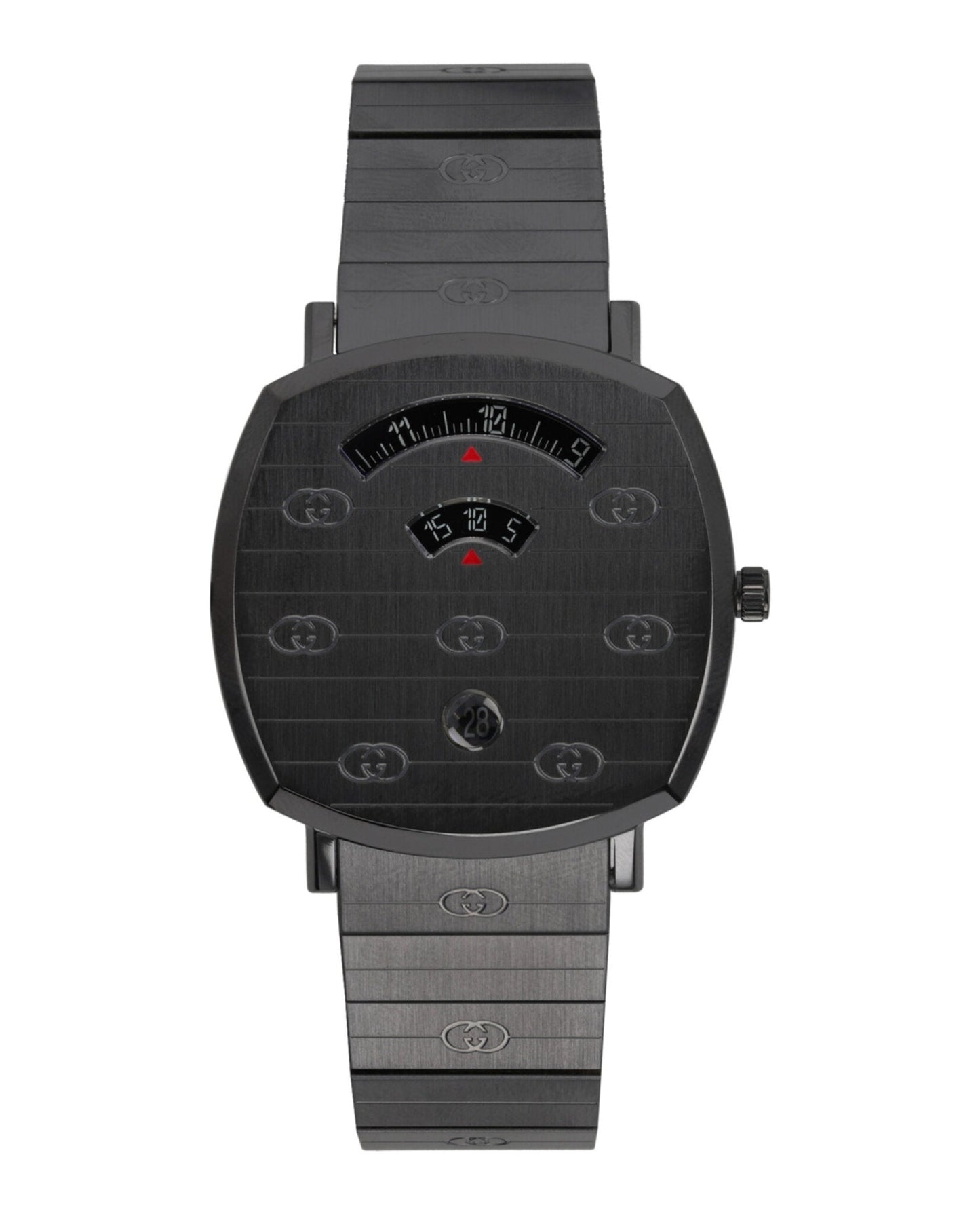 Gucci Mens  Black 41mm Bracelet Fashion Watch
