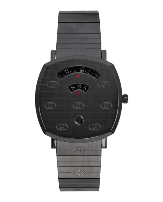 Gucci Mens  Black 41mm Bracelet Fashion Watch