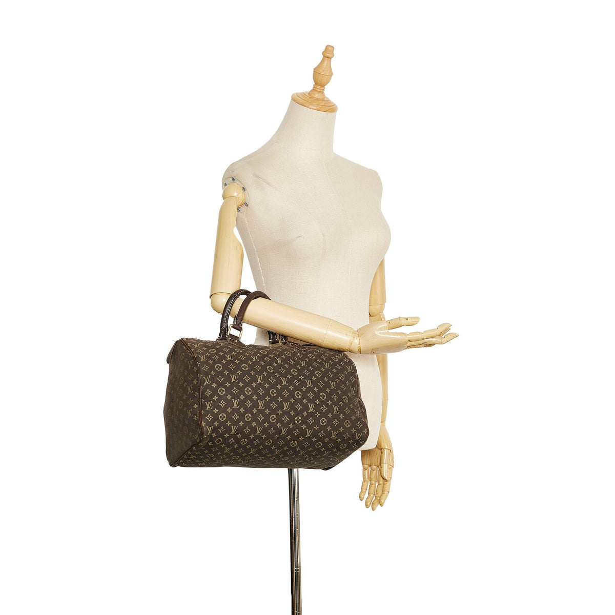 Louis Vuitton Speedy 30 Brown Mini Lin