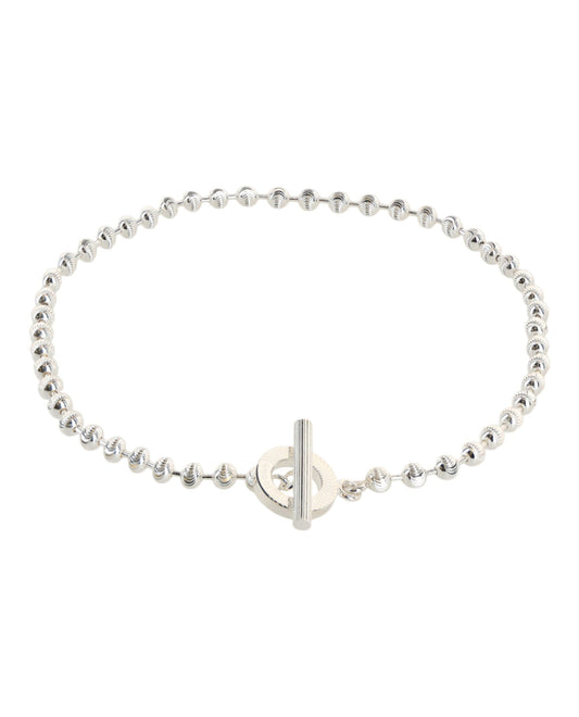 Gucci Womens Boule Chain Silver Bracelet