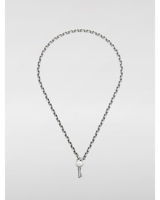 Gucci Chain Key Necklace Women Silver Jewelry Silver