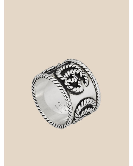 Gucci Rope Ring Silver Women Jewelry Silver