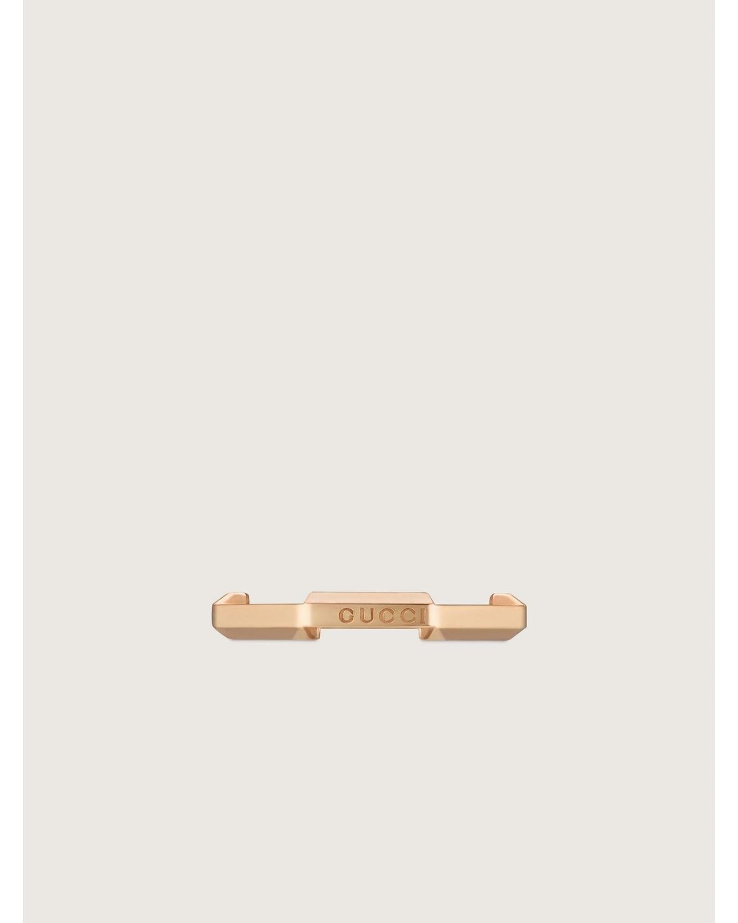 Gucci Hexagonal Ring Rose Gold Luxury Women Jewelry