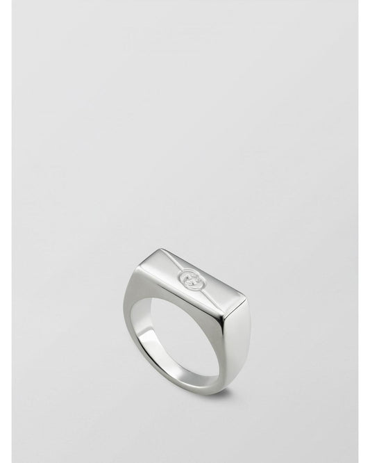 Gucci Signet Ring Women Silver Jewelry Silver