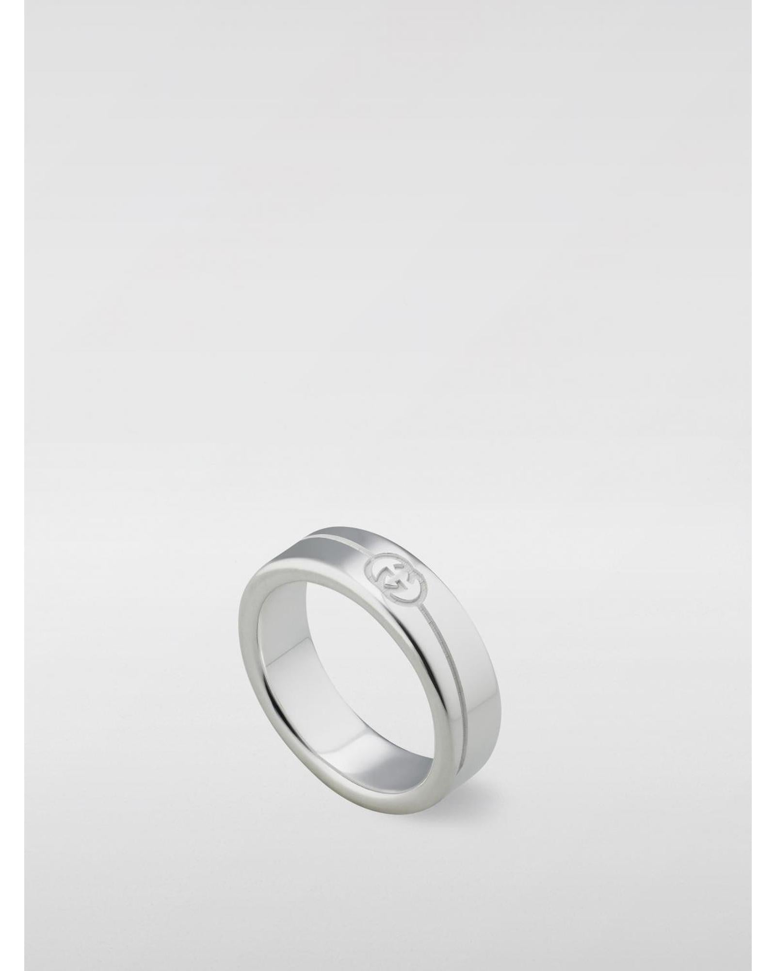 Gucci Interlocking G Silver Ring Women Jewelry Silver