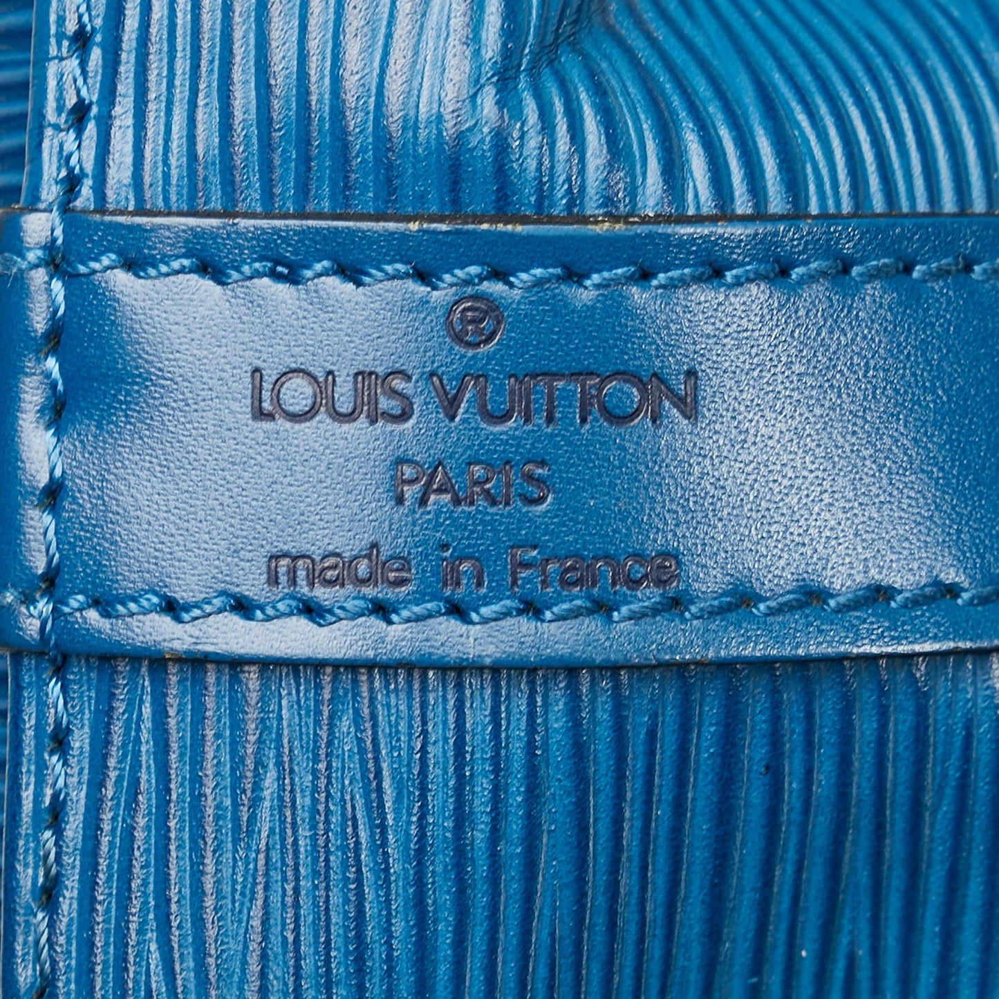 Louis Vuitton Petit Noé Blue Epi