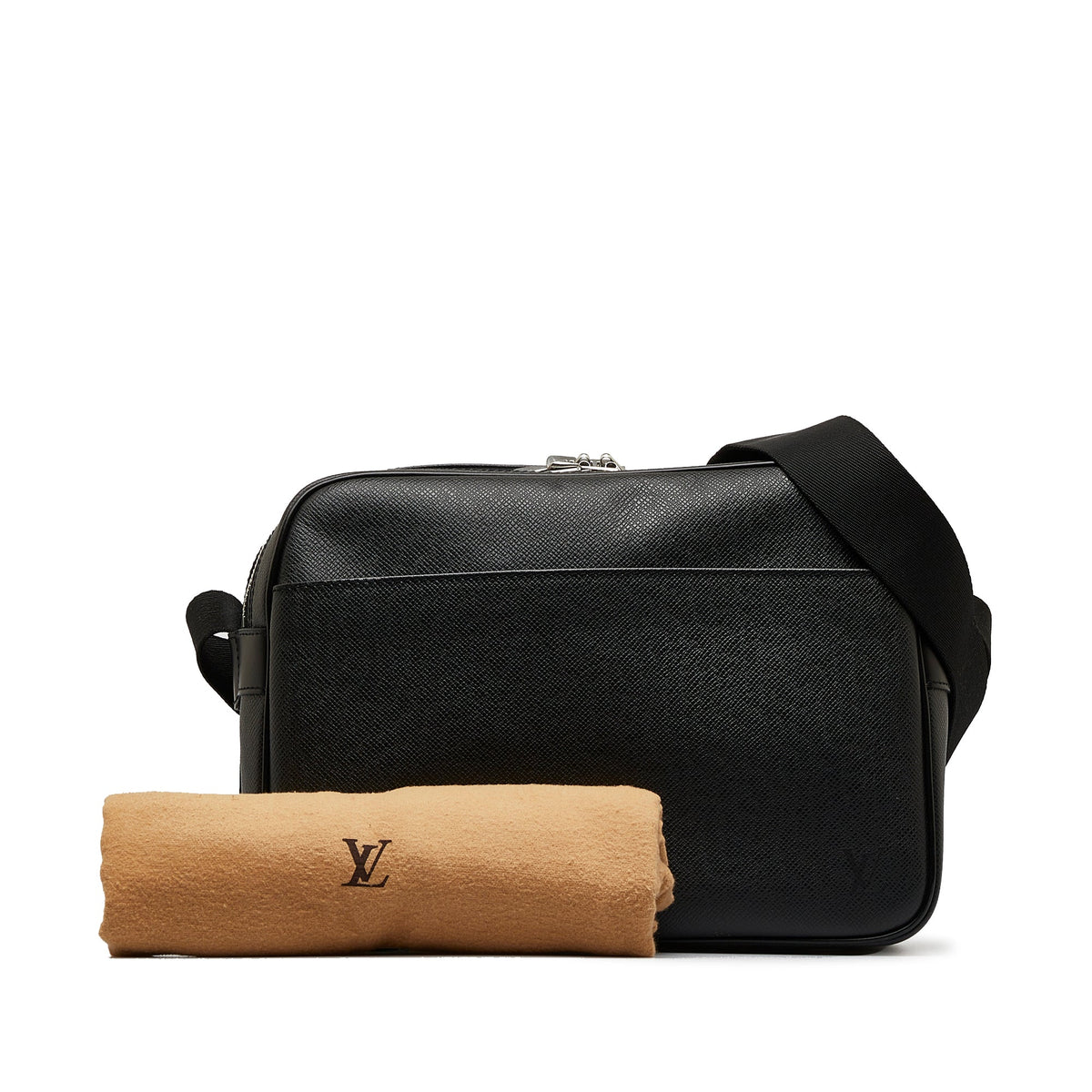 Louis Vuitton Reporter PM Black Taïga