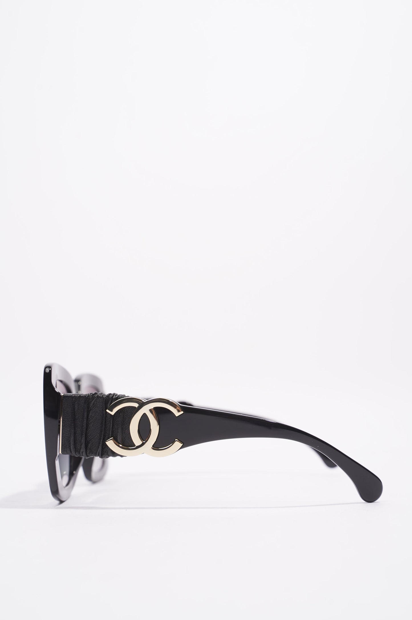 Chanel 5474-Q Sunglasses Black Acetate 140mm