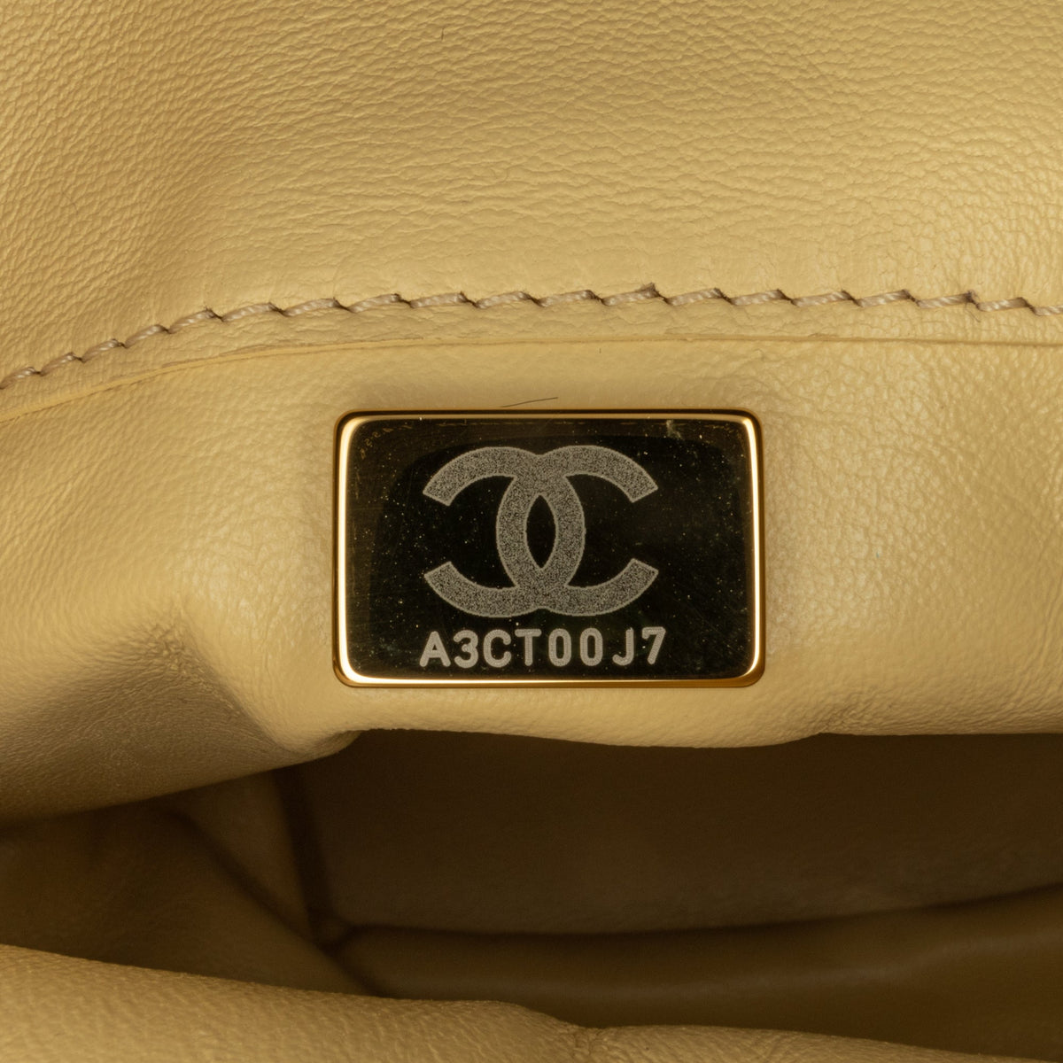 Yellow Chanel Mini Lambskin Pending CC Bucket Bag
