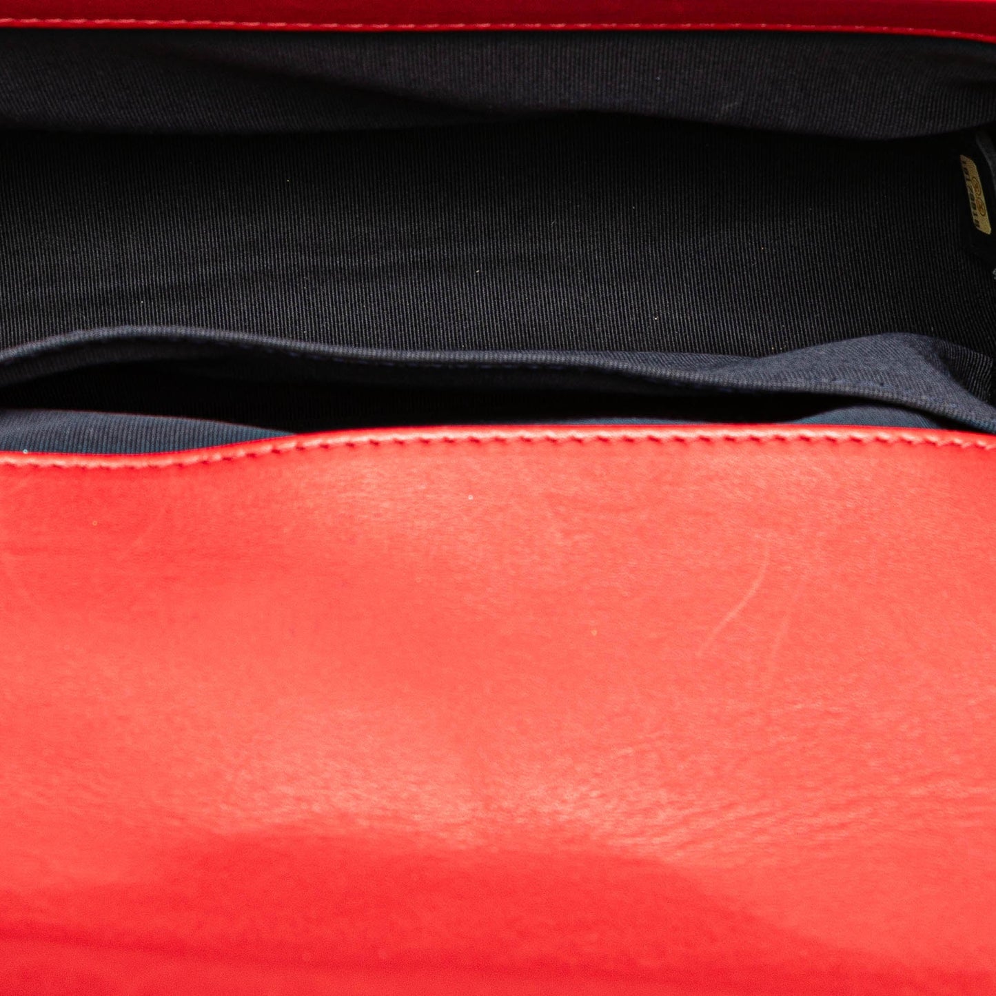 Red Chanel Medium Velvet and Tweed Boy Flap Crossbody Bag