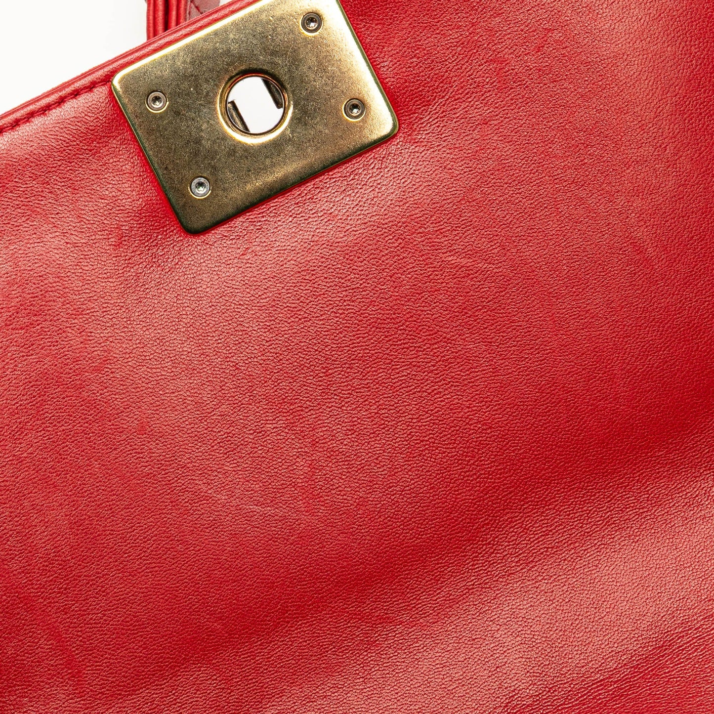 Red Chanel Medium Velvet and Tweed Boy Flap Crossbody Bag