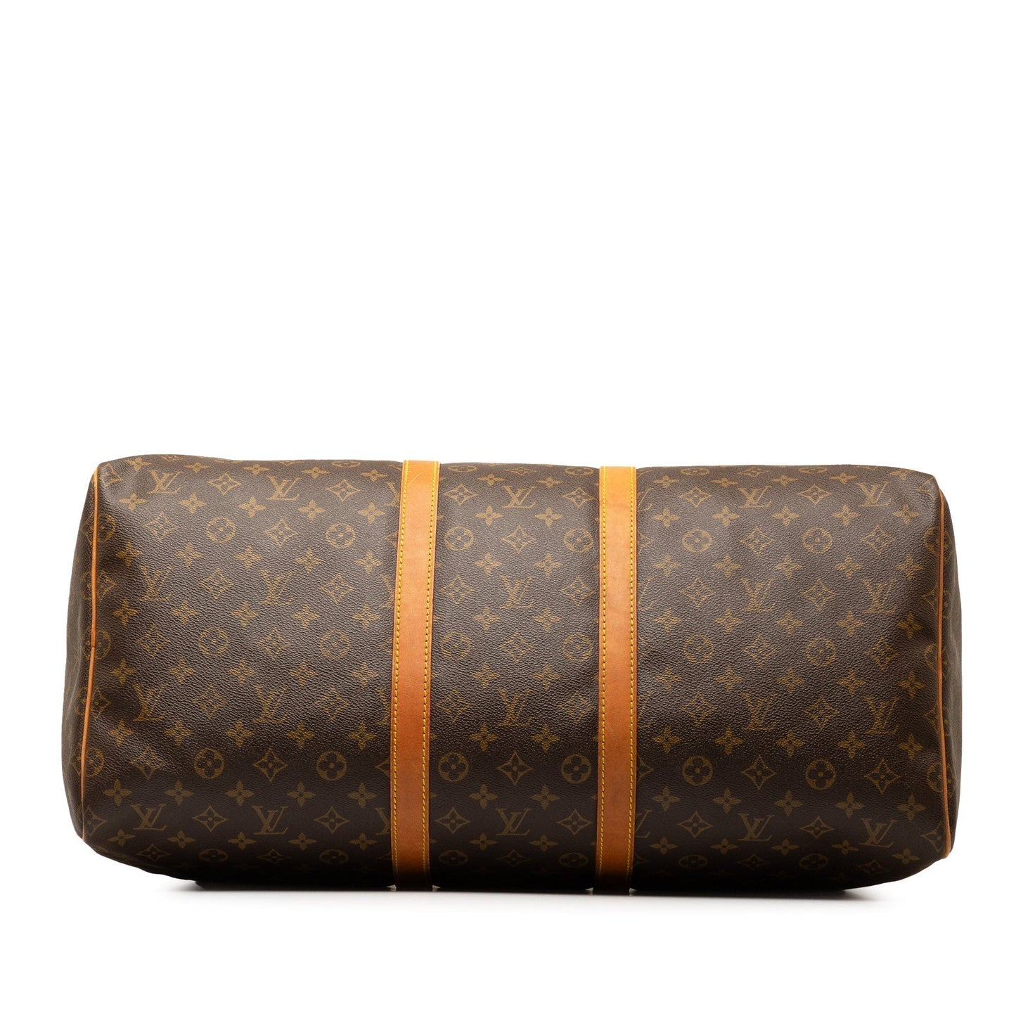 Brown Louis Vuitton Monogram Keepall 55 Travel Bag
