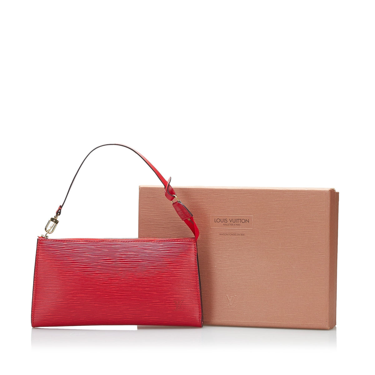 Louis Vuitton Pochette Accessoires Red Epi
