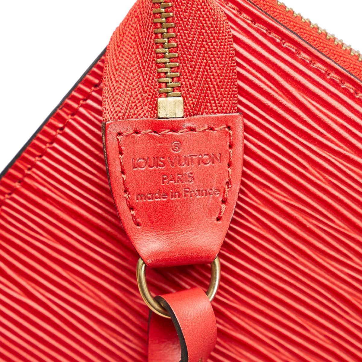 Louis Vuitton Pochette Accessoires Red Epi