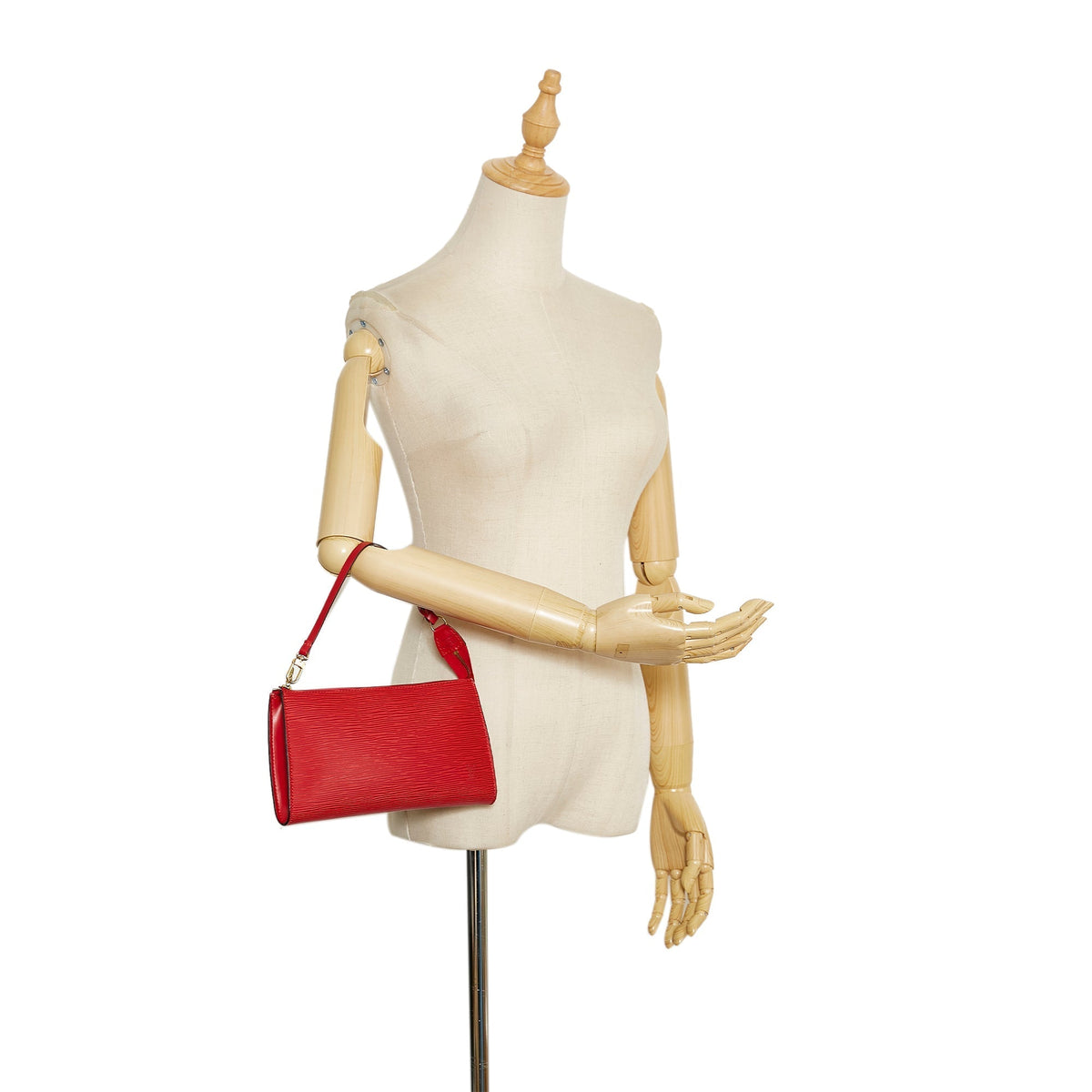 Louis Vuitton Pochette Accessoires Red Epi