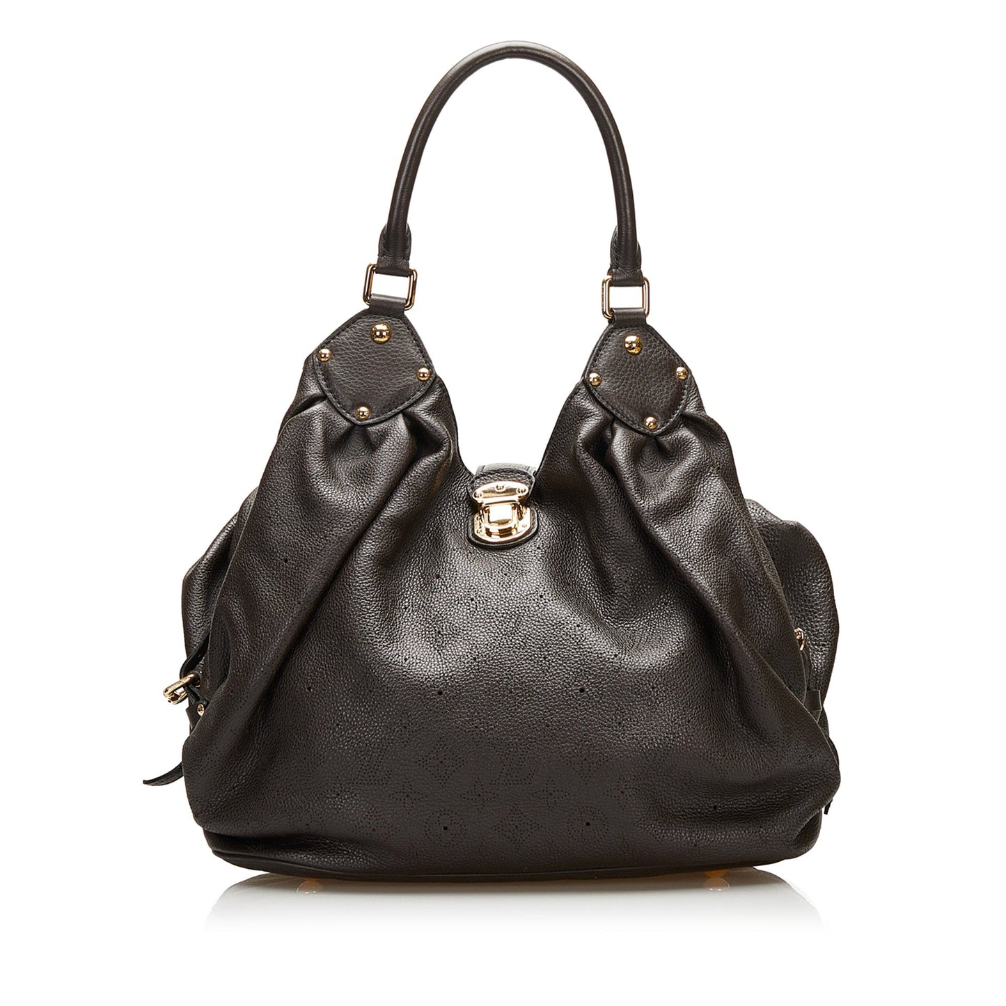 Louis Vuitton Shoulder Bag Brown Monogram Mahina
