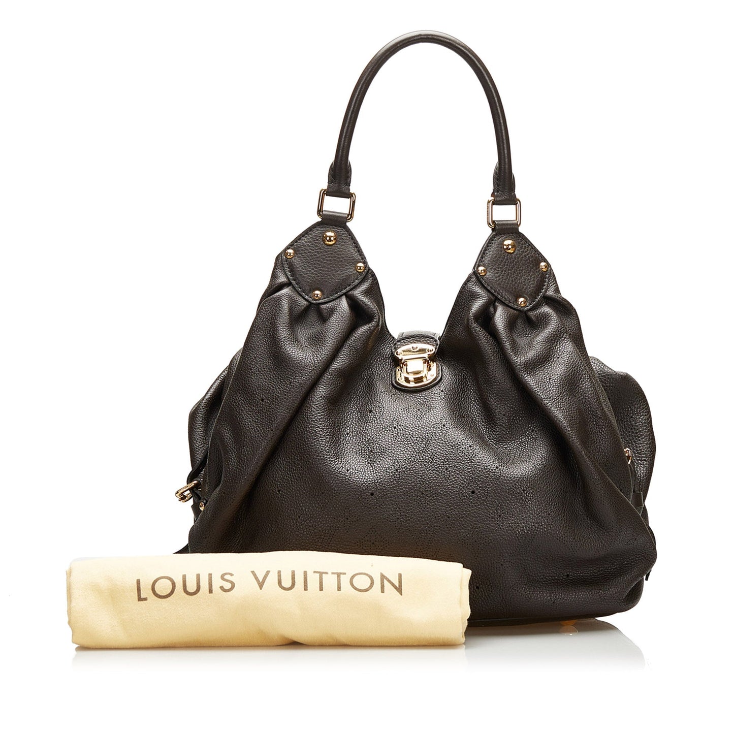 Louis Vuitton Shoulder Bag Brown Monogram Mahina