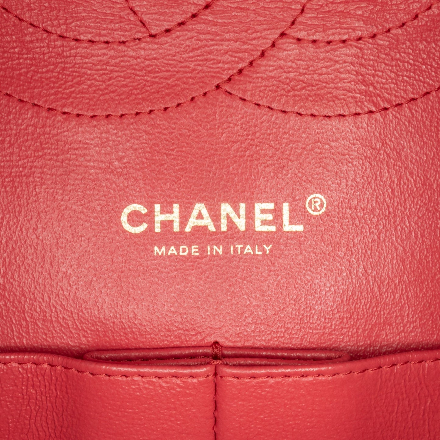 Red Chanel Jumbo Classic Lambskin Double Flap Shoulder Bag