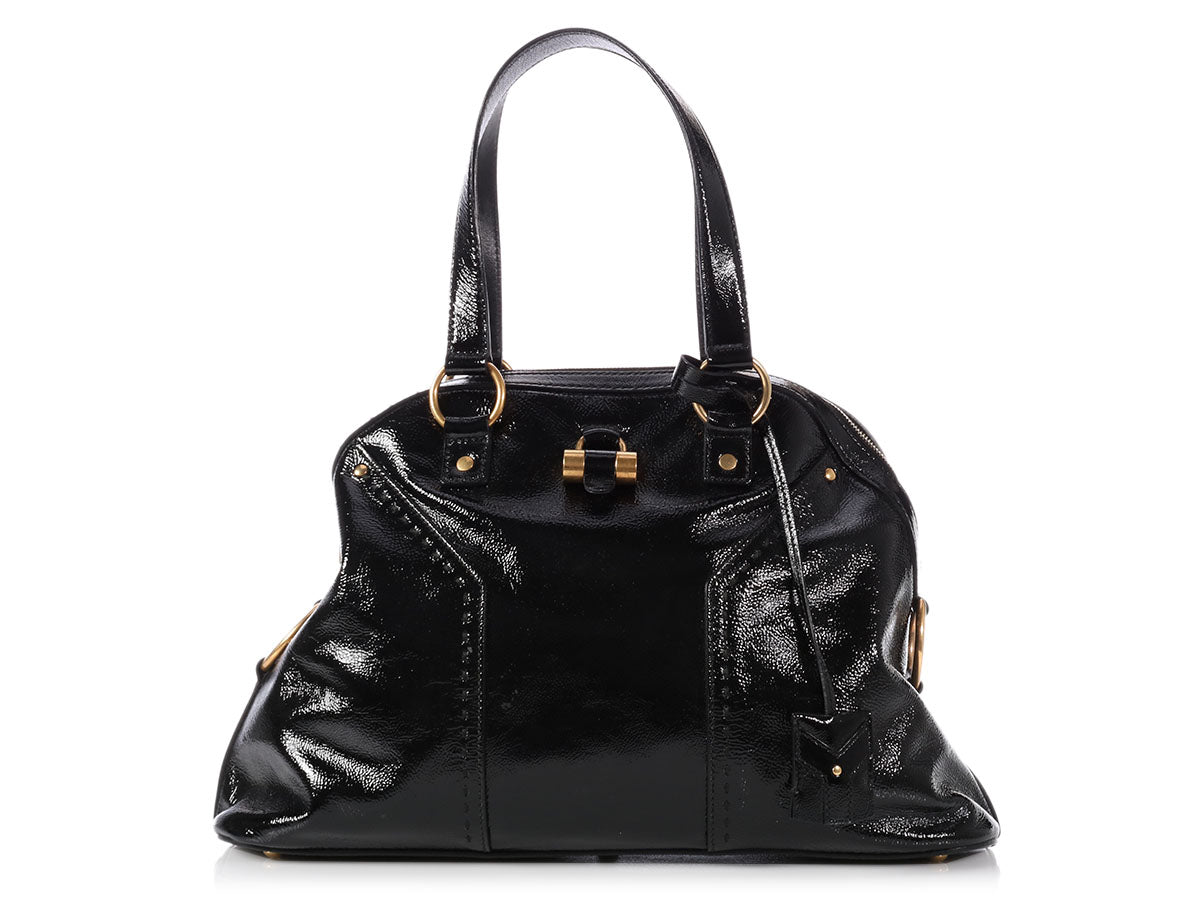 YSL Black Patent Muse