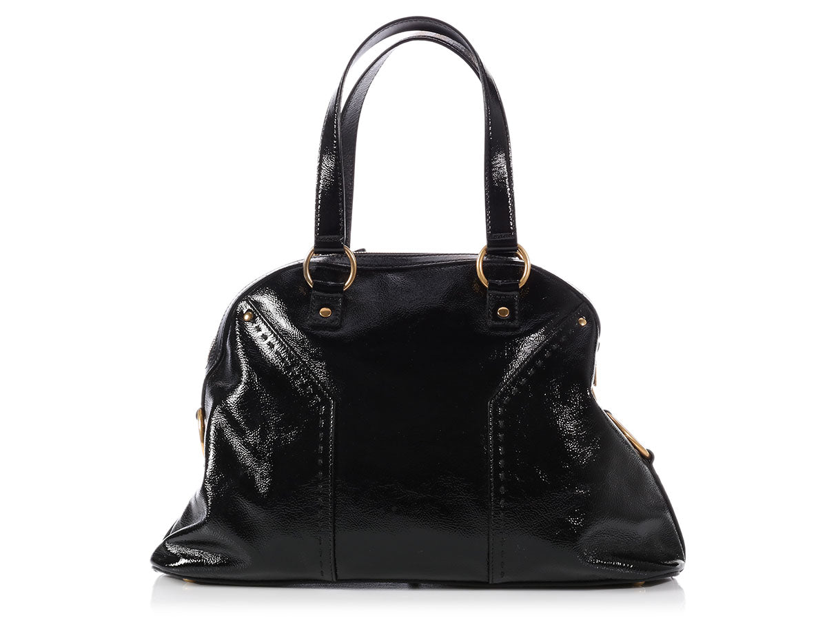 YSL Black Patent Muse