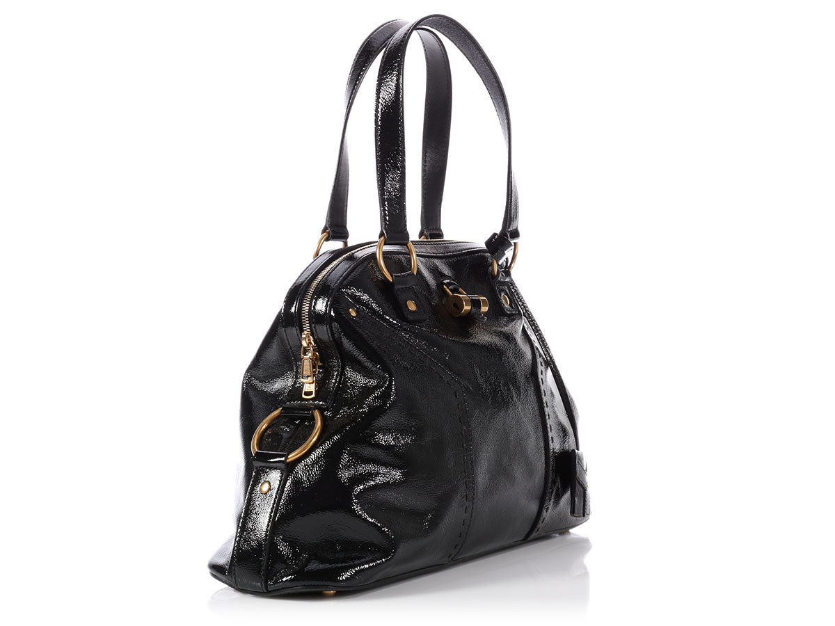 YSL Black Patent Muse