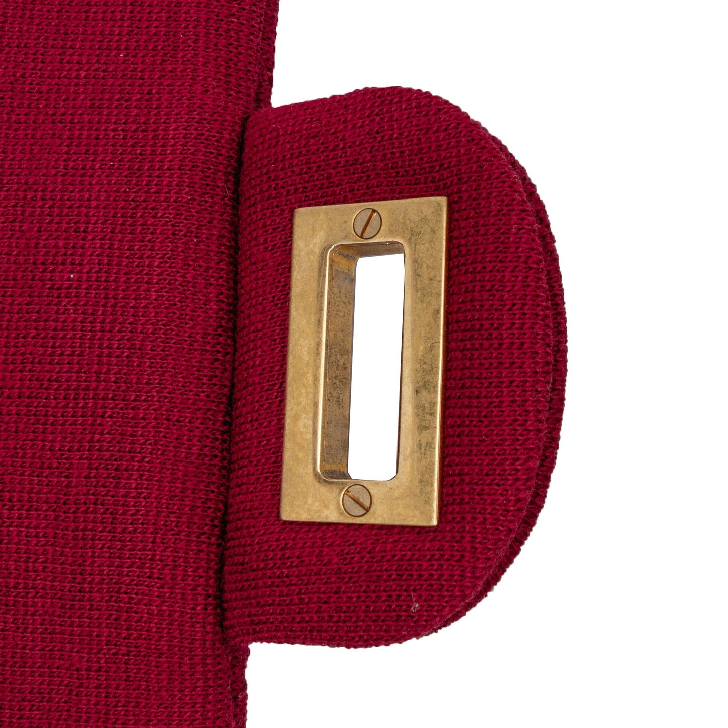 Red Chanel 2.55 Reissue Mini Quilted Jersey Double Flap Shoulder Bag