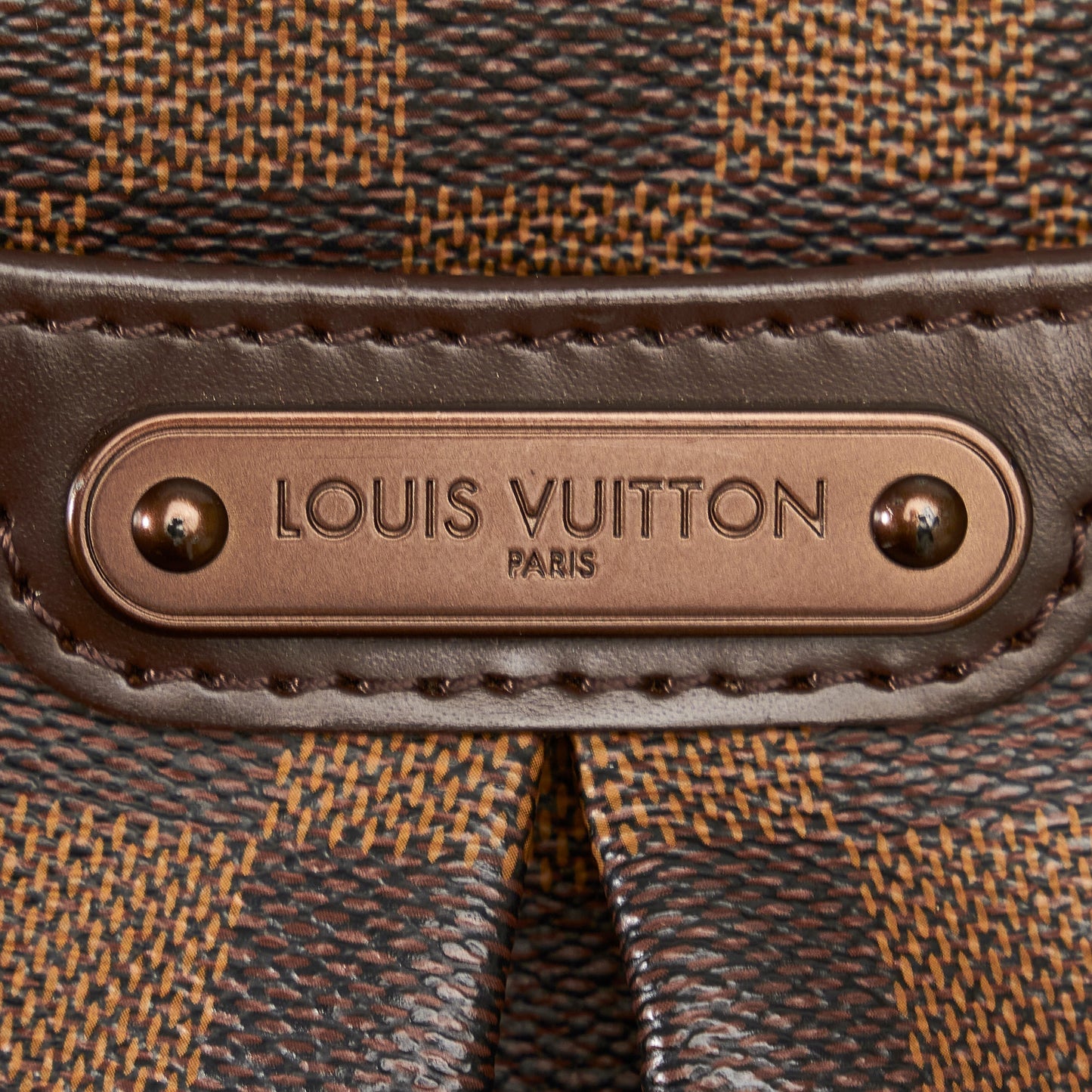 LOUIS VUITTON Damier Ebene Bloomsbury PM Crossbody Bag