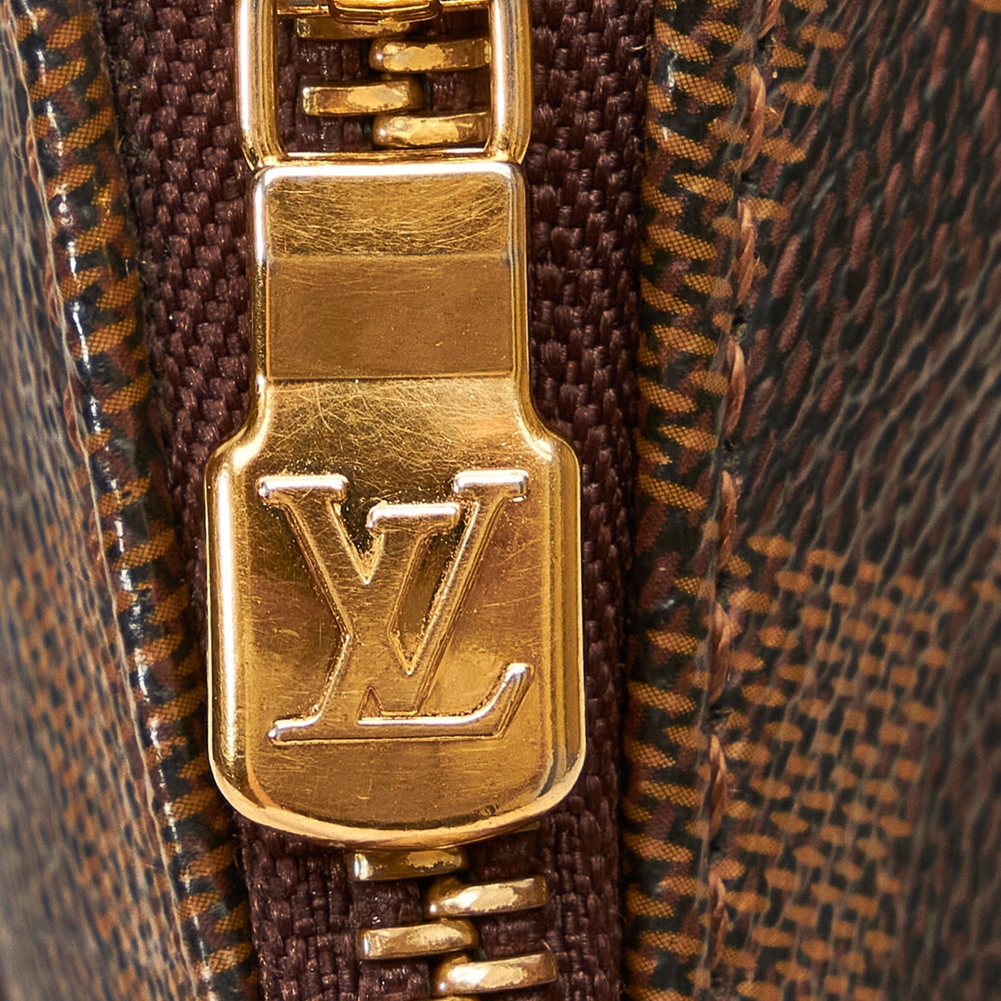 LOUIS VUITTON Damier Ebene Bloomsbury PM Crossbody Bag