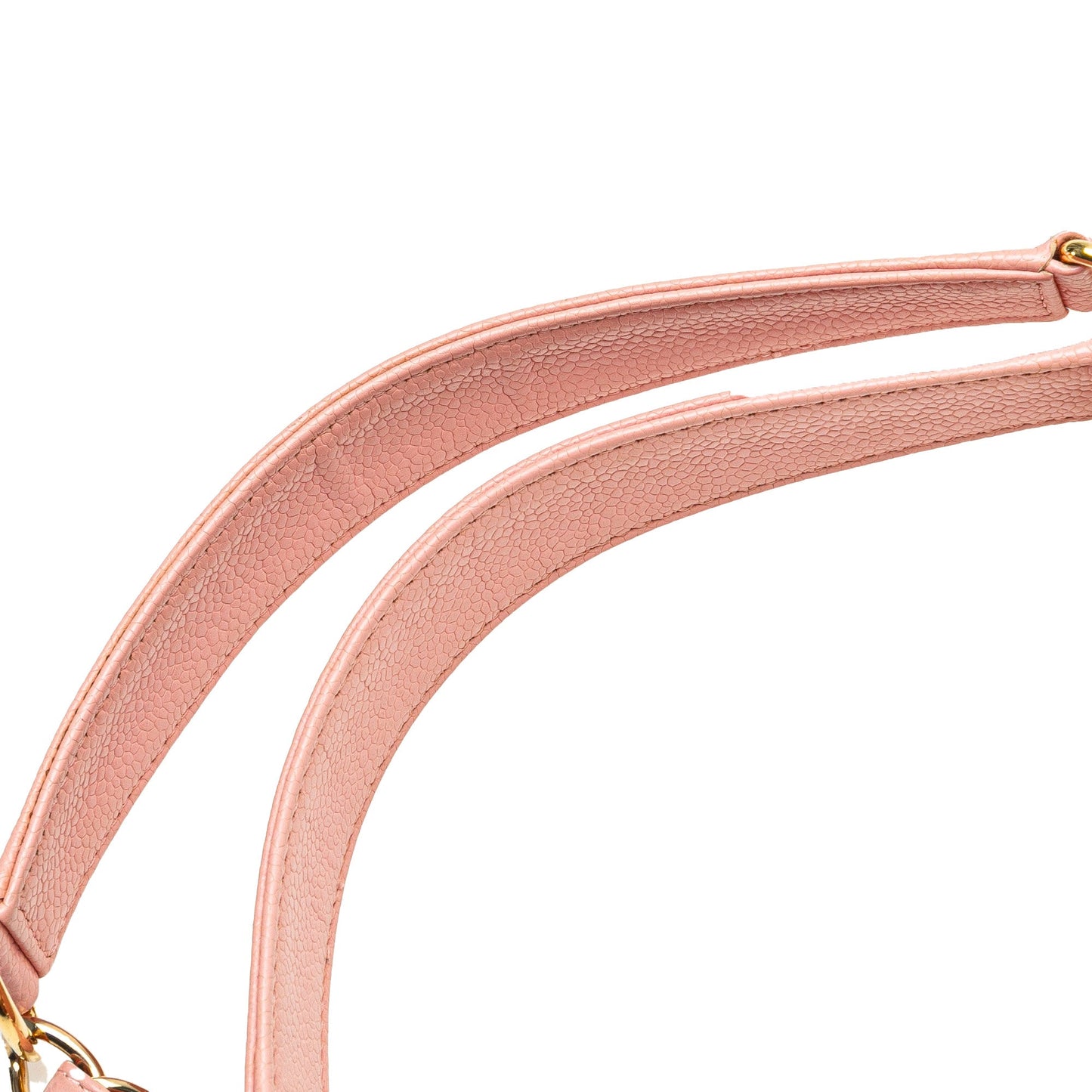 Pink Chanel Caviar Petite Shopping Tote