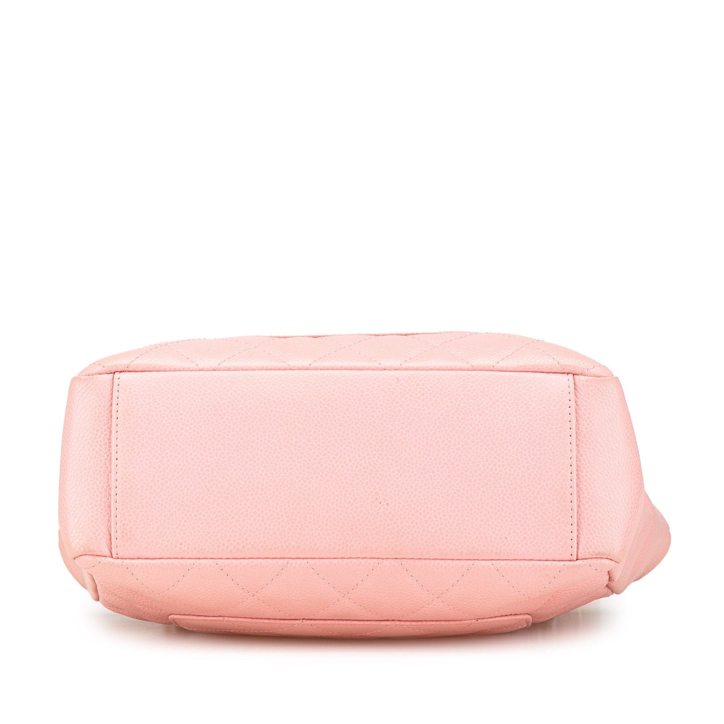 Pink Chanel Caviar Petite Shopping Tote