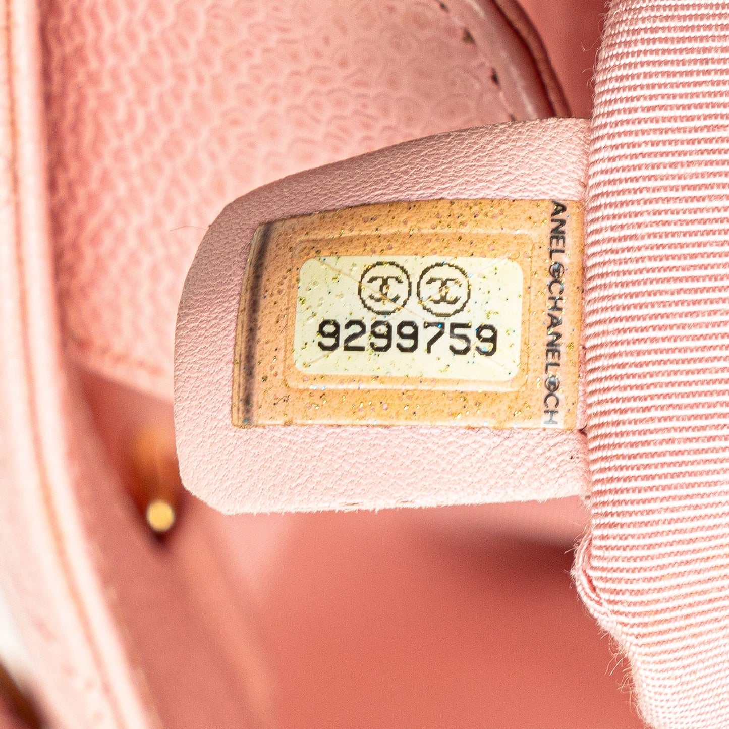 Pink Chanel Caviar Petite Shopping Tote